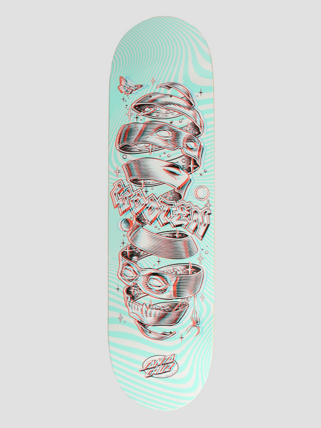 Santa Cruz Wooten Unwound Anaglyph Pro 8.50″ Skateboard