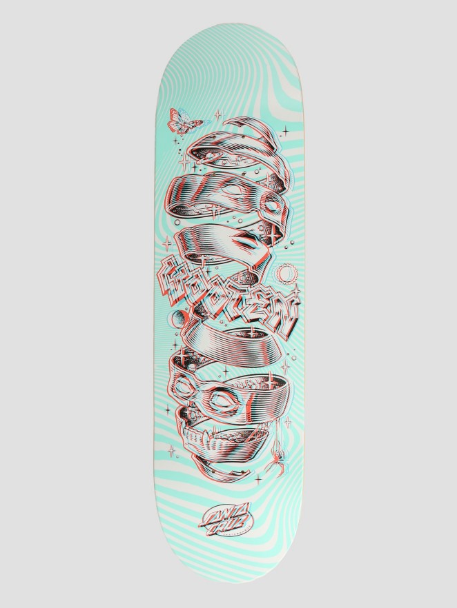 Santa Cruz Wooten Unwound Anaglyph Pro 8.50" Skateboard