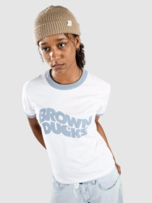 Brown Ducks Ringer Camiseta