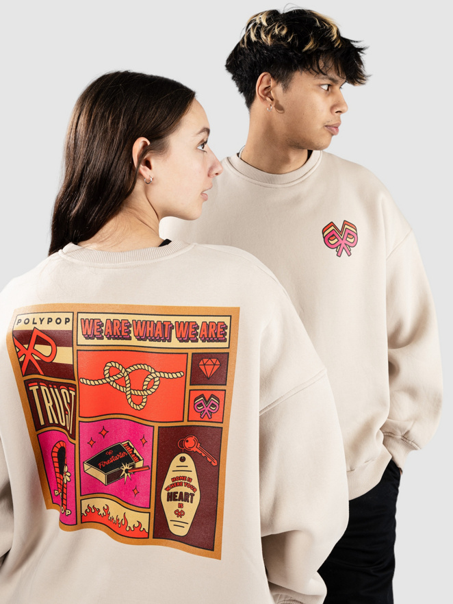 Polypop Home Stone Crewneck Svetr