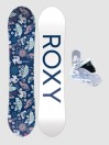 Roxy Poppy + Poppy XS 2025 Kids Snowboard Set