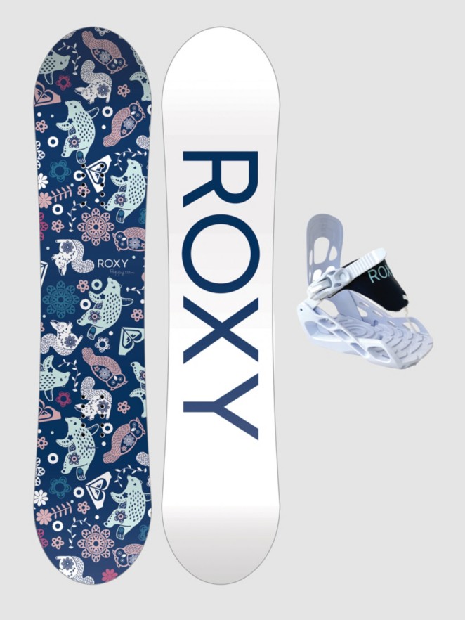 Roxy Poppy + Poppy XS 2025 Snowboard Set