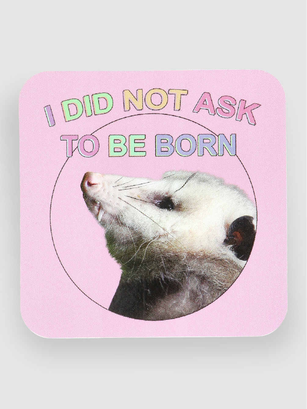 Did Not Ask Sticker