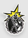 Adam Bomb Peace Chain Sticker