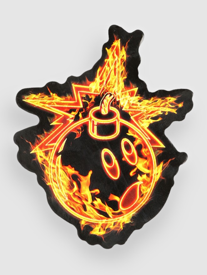 Adam Bomb Flaming Adam Sticker