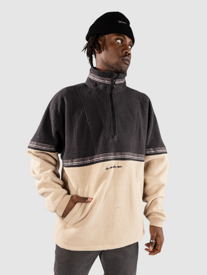 Quiksilver Take Us Back Block Polar Half-Zip Fleece Swe