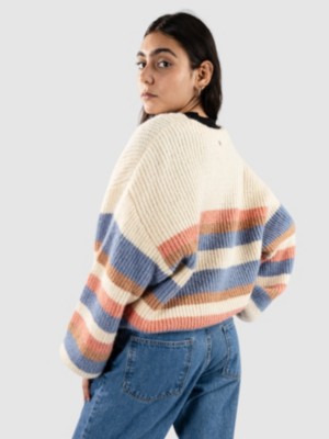 Marble Tiles Stripe Pullover