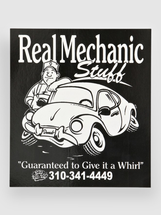 Donut Real Mechanic Stuff Sticker