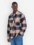 check navy/sand