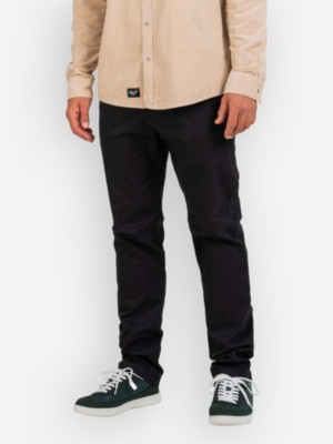 REELL Pulse Organic Chino Broek Zwart