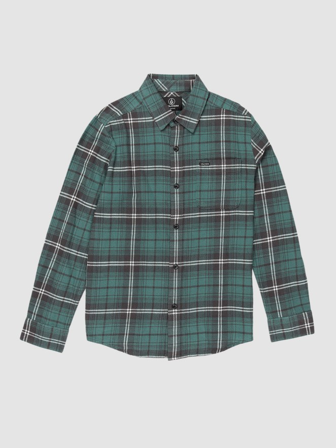 Volcom Caden Plaid Kids Shirt