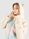 A.Lab Lydia Teddy Fleece Hoddie com fecho