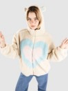 A.LAB Lydia Teddy Fleece Hoodie med Dragkedja