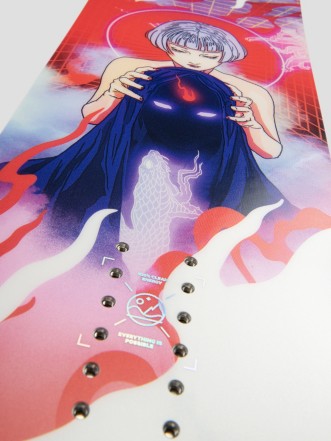 capita anime snowboard 2025 Paradise Women's  All-Mountain Versatility & Intermediate Friendly Designed with FSC Certified Poplar in the core along with a special blend fiber glass and MAGIC BEAN tech that includes extra strength and power so you can freestyle like a pro Capita Indoor Survival (2023) Snowboards