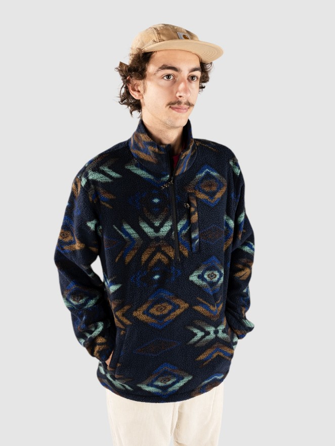 Billabong Boundary Mock Neck Half-Zip Fleece Sweater