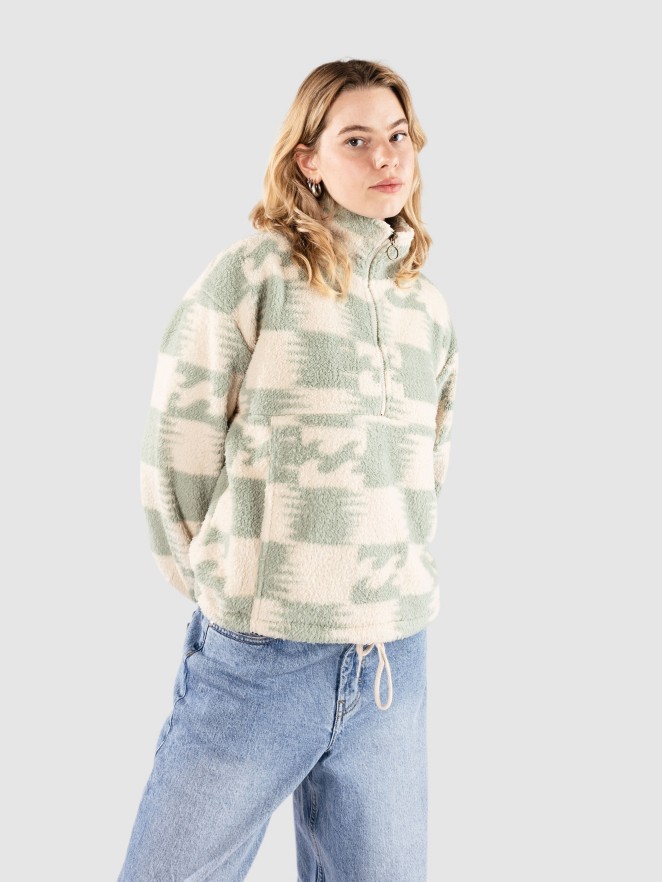 Billabong Time Off Half-Zip Fleece Sweater