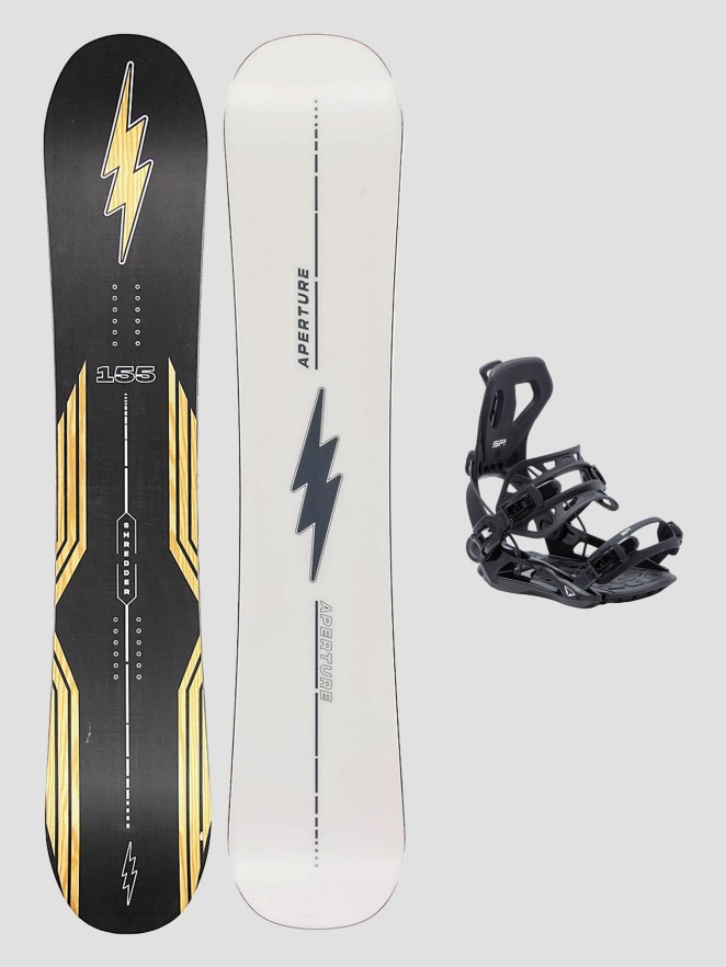 Aperture Shredder + SP FT360 M 2025 Conjunto Snowboard