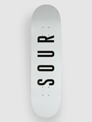 Photos - Other for outdoor activities Sour Solution Sour Solution Sour Army - White 8.25" Skateboard Deck uni