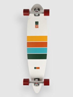 Photos - Skateboard Long Island Longboards  Longboards Stripe 39"X9" Pintail Comple 