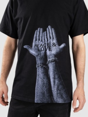 Peace and Love Hands T-skjorte