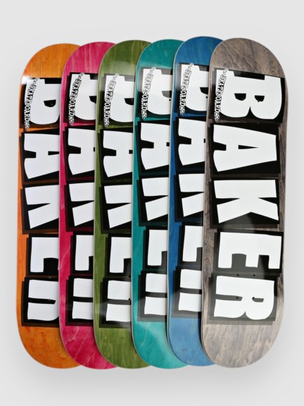 Baker Skateboard Deck Brand Logo Rainbow 8.25 With Griptape