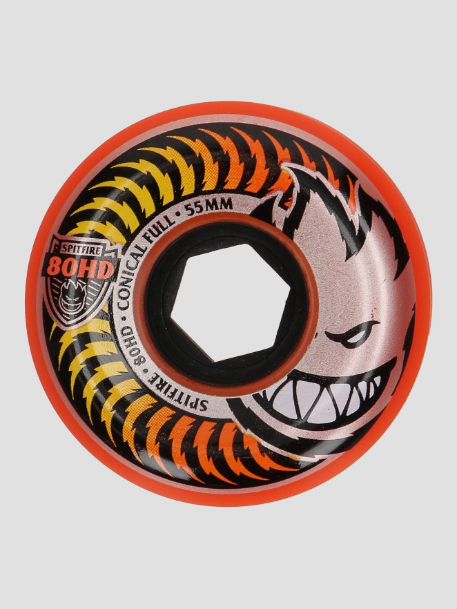 Spitfire K2480 HD Fade Orange Conical Full 55mm S Skateboard Renkaat