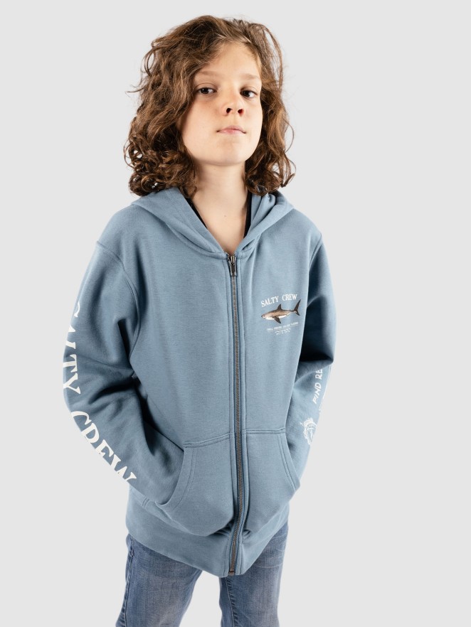 Salty Crew Bruce Fleece Kids Zip Hoodie