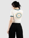 Salty Crew Flower Power Ringer T-skjorte