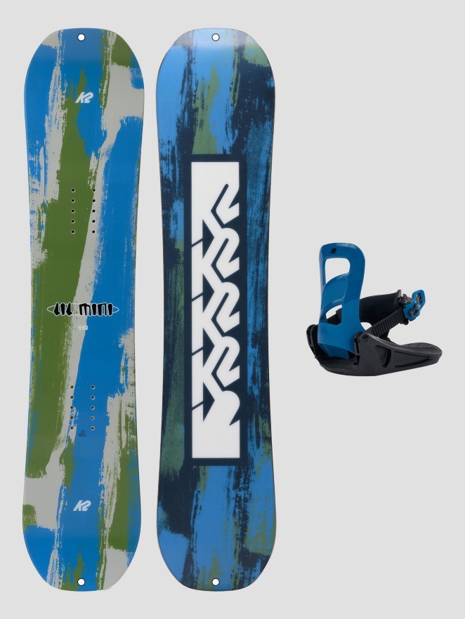 K2 Lil Mini + Mini Turbo XS 2025 Snowboard-Set