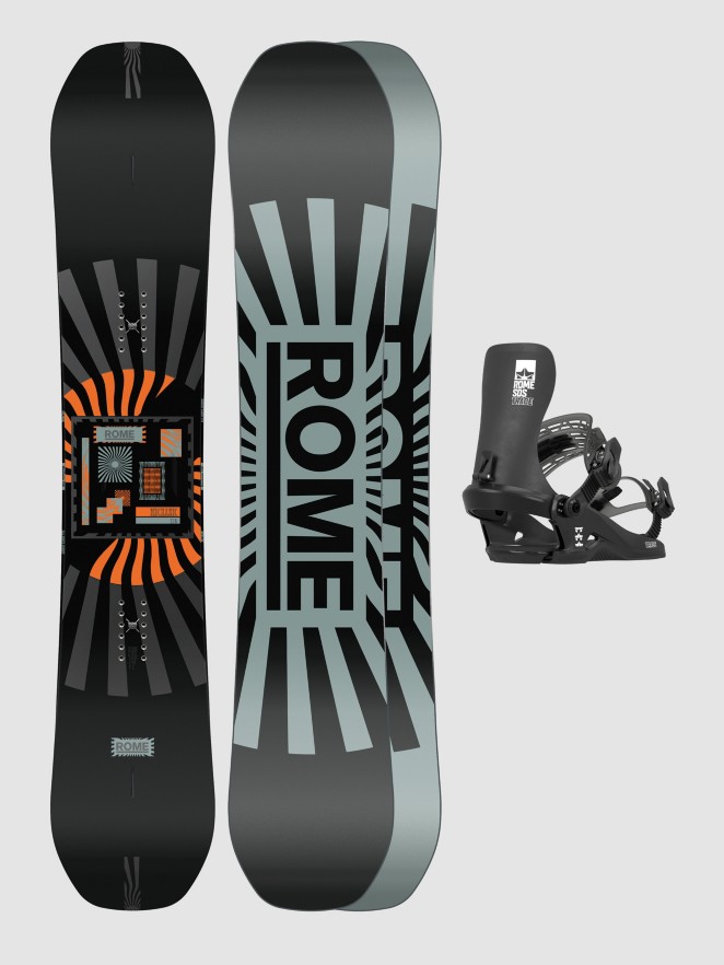 Rome Mechanic+Trace M/L 2025 Snowboard-Set