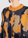 Denim Project Knitted Rose Sweter