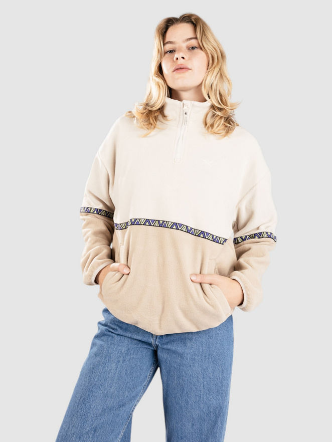 Iriedaily Holina Fleece Troyer Half-Zip Fleece Sweater