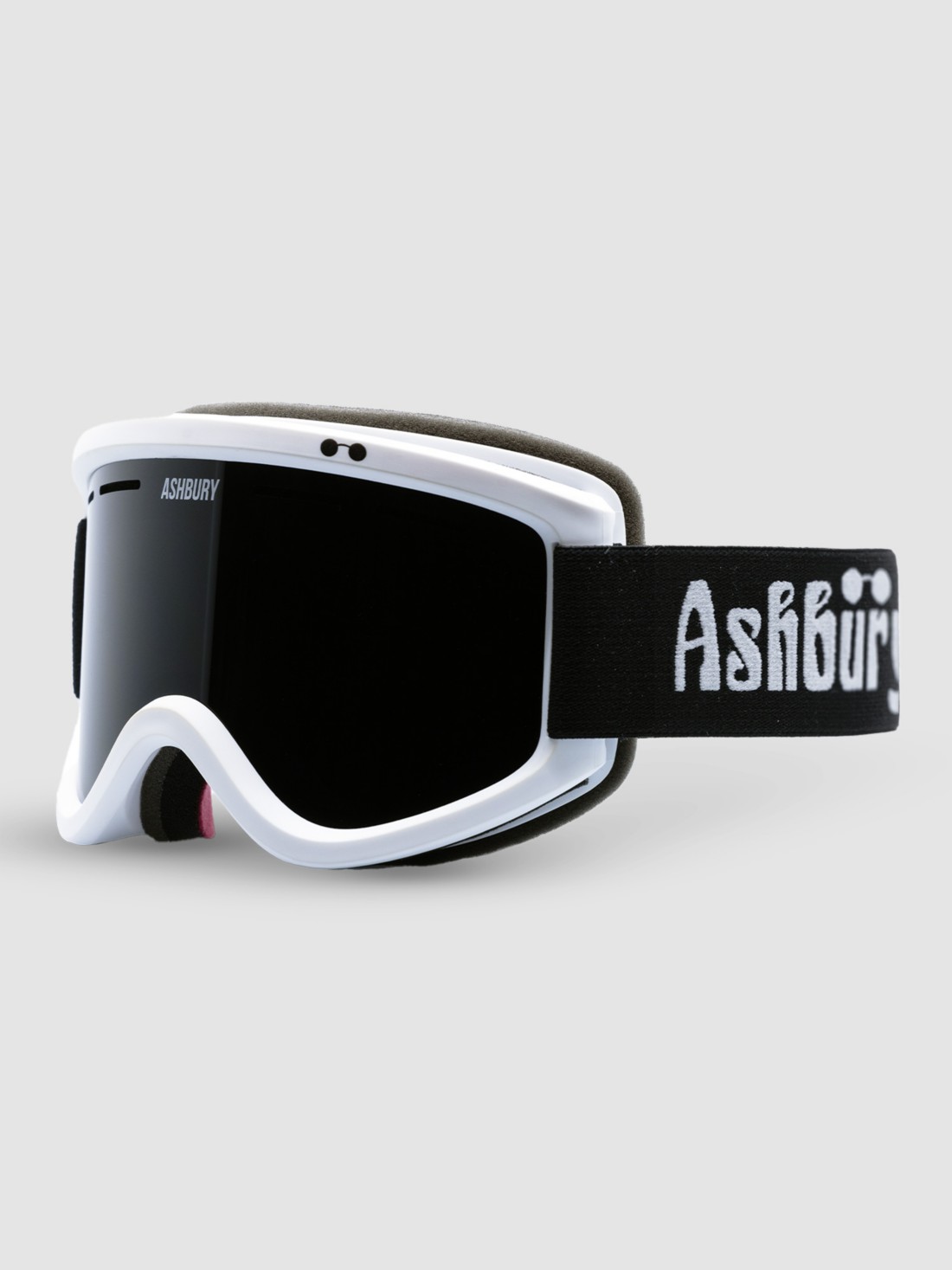 Ashbury Warlock Og White +Bonus Lens Goggle yellow spare