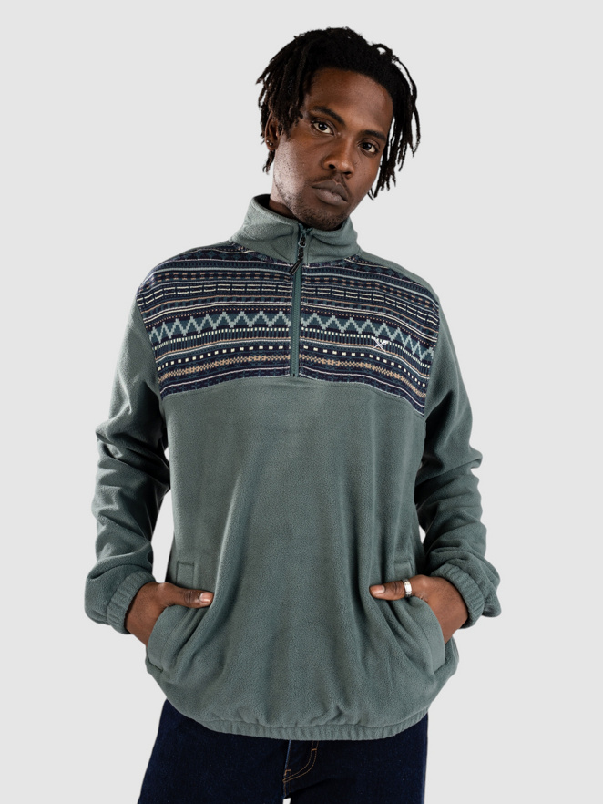 Iriedaily Kneece Troyer Half-Zip Fleecový pulover