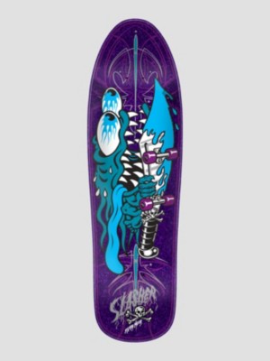 Santa Cruz Meek Pinstripe Slasher Shaped 9.2" Skateboard Deck purple kaufen