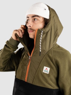 Passenger Woodland Hooded 1/2 Zip Polar Half-Zip Pull polaire