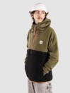 Passenger Woodland Hooded 1/2 Zip Polar Bluza polarowa