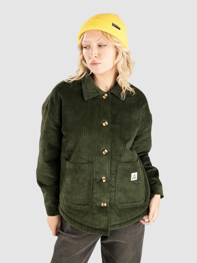 Passenger Flint Recycled Courduroy Overshirt Jakke