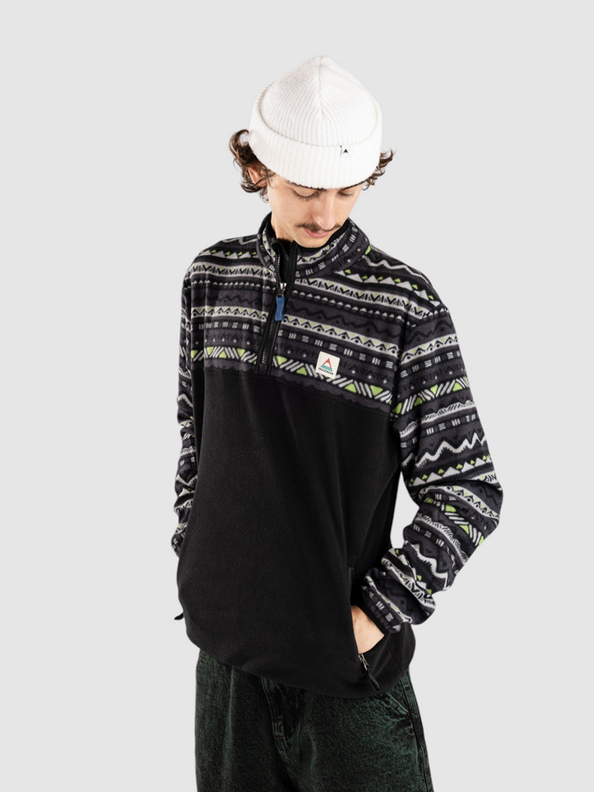 Passenger Set Off Recycled Polar 1/4 Zip Half-Zip Flee