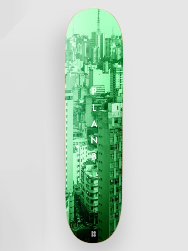 Plan B City Life Brazil 8.0″X31.33″ Skateboard Deck
