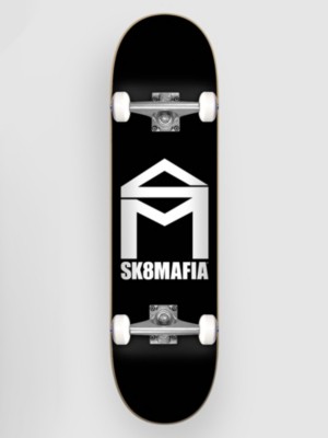 Photos - Skateboard SK8 Mafia SK8 Mafia House Logo Black 7.87"X31.6" Complete uni