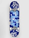 Flip Odyssey Team Floral Blue 7.25″X28.1″ Skateboard