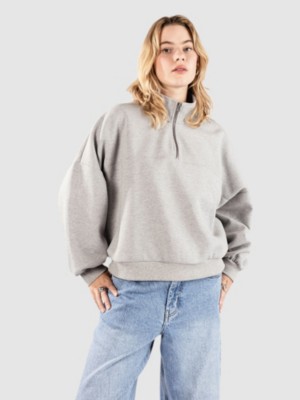 Vans Elevated Double Knit Loose Mock Neck Sweatjacke cement heather kaufen