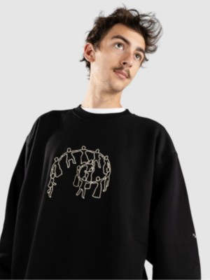 Vans Skate Hold Hands Po Crew Sweater black kaufen