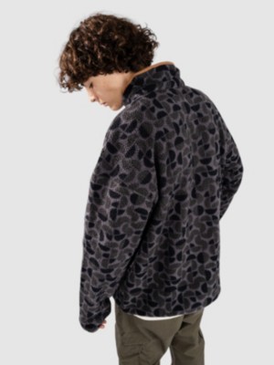 Helvetia II Printed Half Snap Fleece Hettegenser med glidel&aring;s