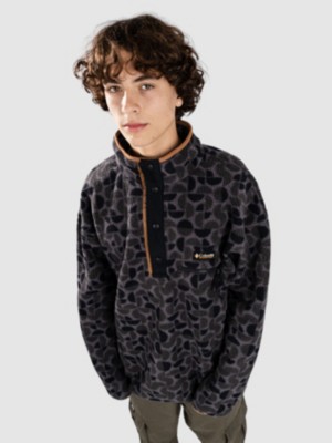 Helvetia II Printed Half Snap Fleece Jopa s kapuco