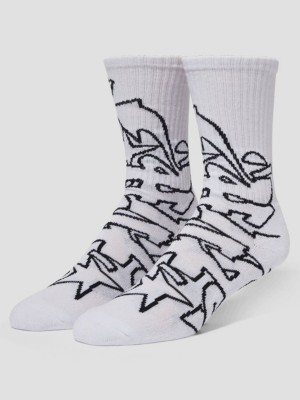 HUF Outlines Crew Socks white kaufen