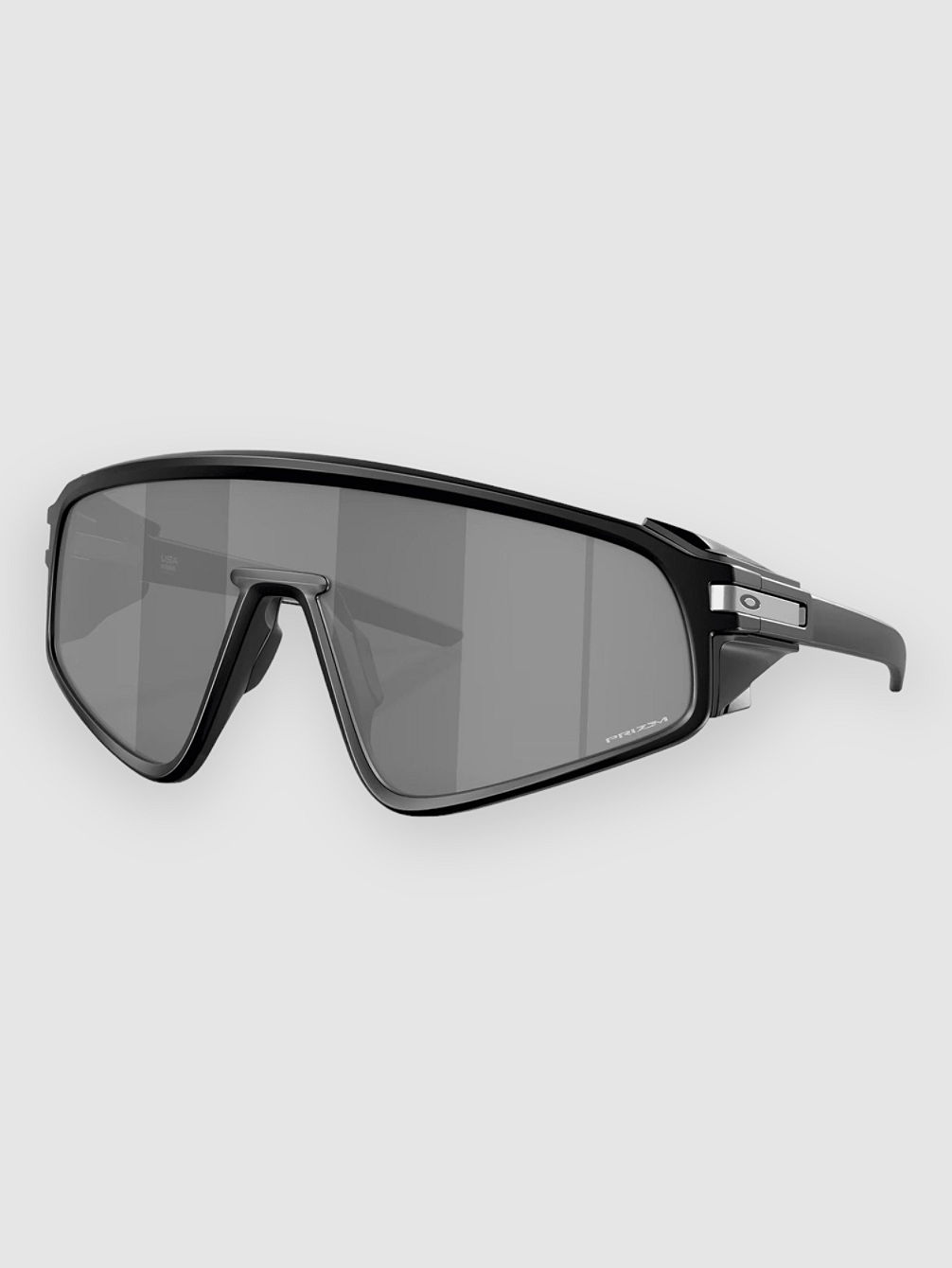 Latch Panel Matte Black Sunglasses