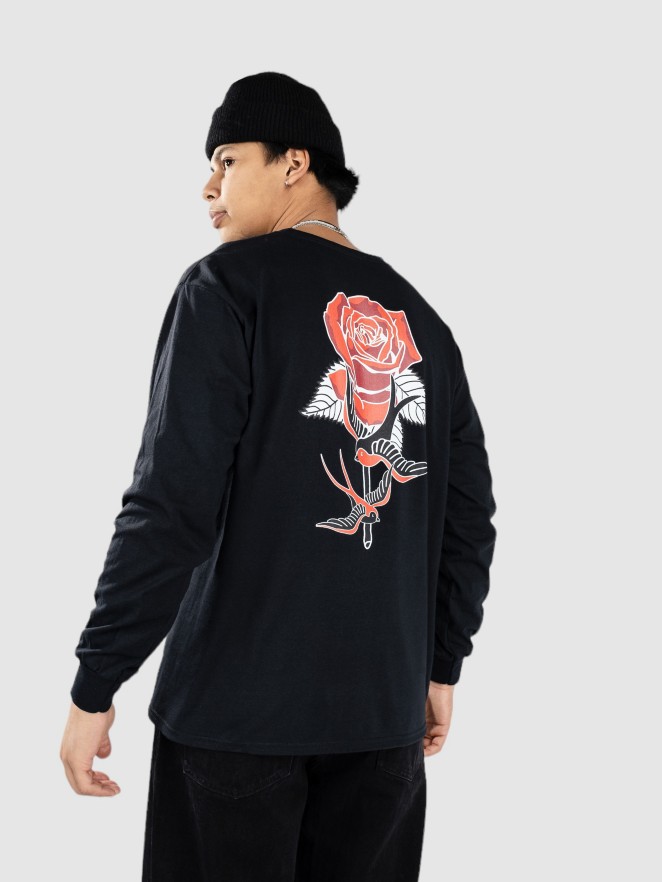 Empyre Swallows Roses Maglietta a manica lunga