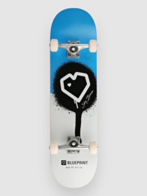 Photos - Skateboard Blue Print Blueprint Blueprint Sky Brown x MLSL Collab Guest 8"  white 